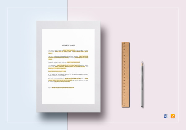 9+ Tenant Move Out Letter Templates - PDF, Google Doc, Word