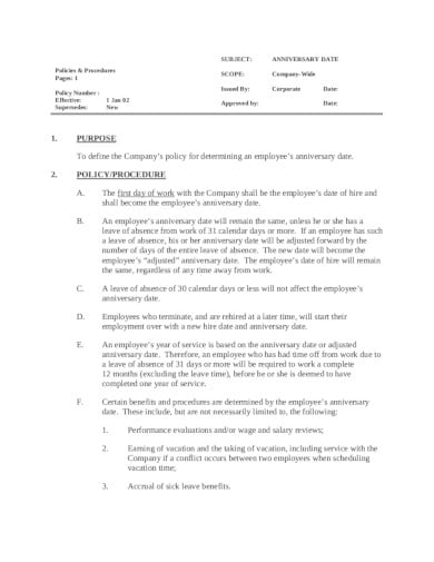 company-employee-policy-template