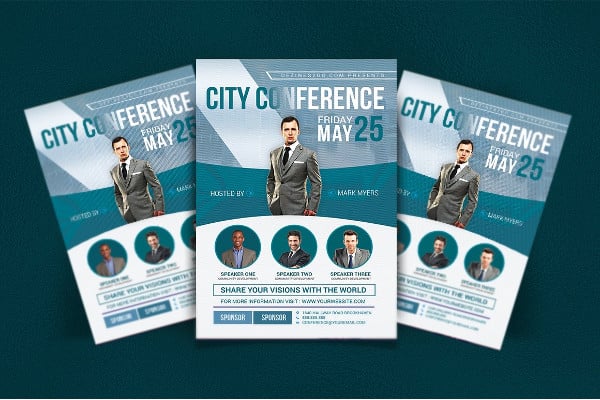 conference small business flyer template