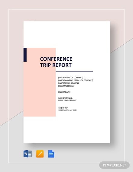 conference trip report template