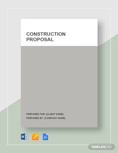 construction proposal template