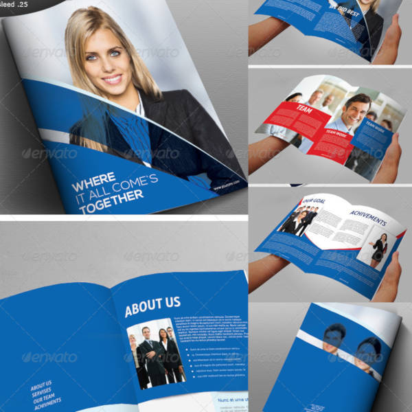 consulting brochure design