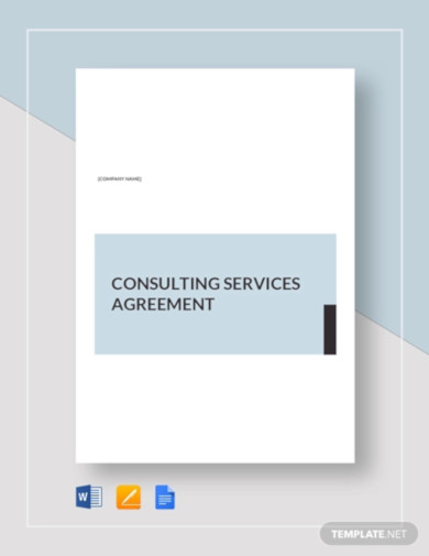 consulting services agreement sample