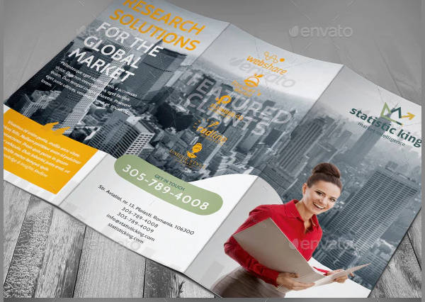 consulting trifold brochure example