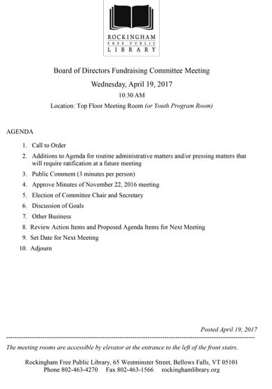 10+ Fundraising Meeting Agenda Templates - PDF, Word, Pages | Free