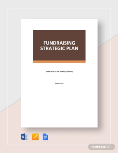 corporate fundraising strategic plan template