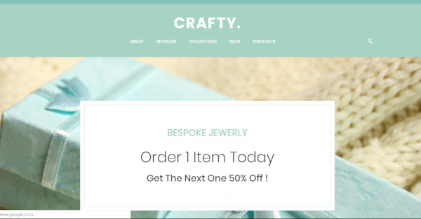 crafty – user friendly wordpress theme