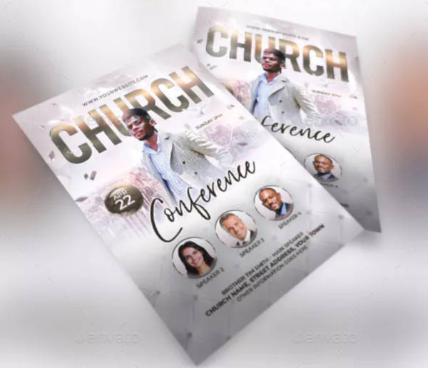 creative church flyer design