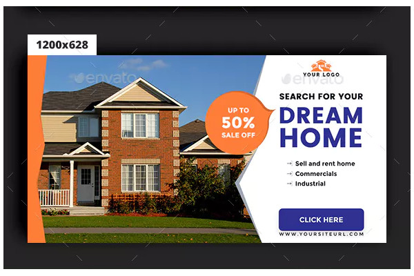 11+ FREE Real Estate Banner Ads Templates In PSD | JPG