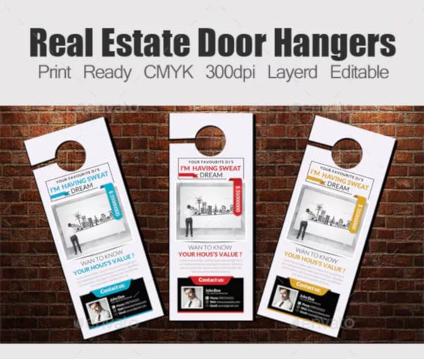 22+ FREE Real Estate Door Hanger Templates in PSD AI InDesign DOC