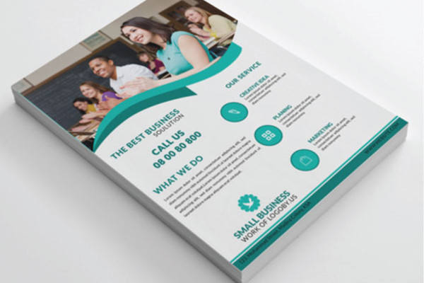 creative small business flyer design