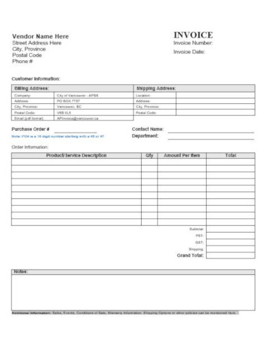 free lance invoice template microsoft excel