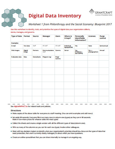 11+ Data Inventory Templates in Google docs | Google Sheets | XLS ...