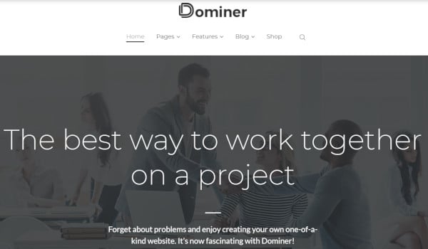 dominer – live customizer wordpress theme
