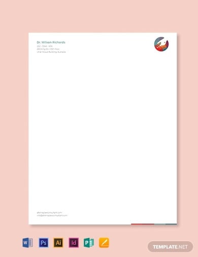 editable medical office letterhead template