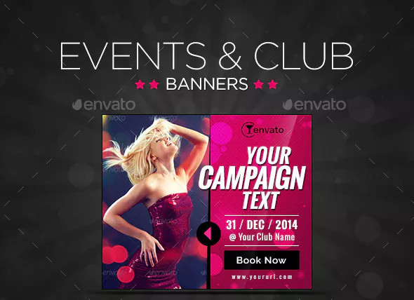 elegant event banner template