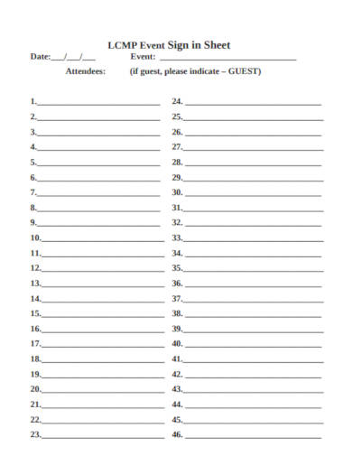 How To Make A Sign In Sheet On Google Sheets