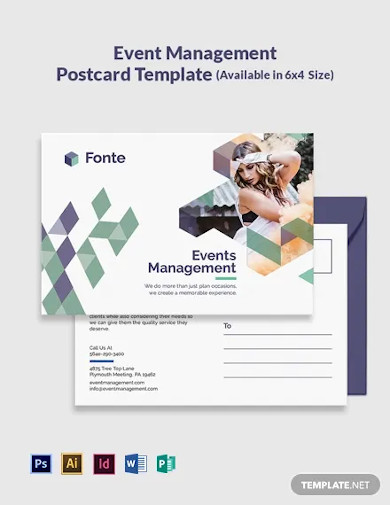 event-management-postcard-template