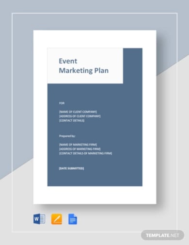 event marketing plan template