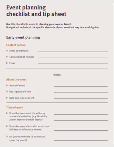 20+ Event Planning Checklist Templates In Google Docs 