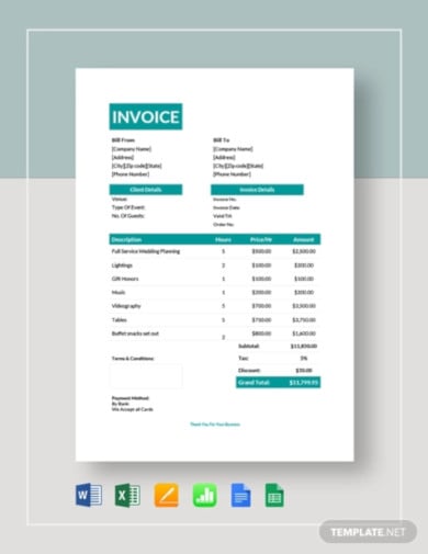 event-planning-invoice-template