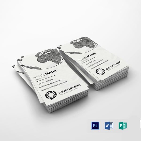 event-producer-business-card-sample