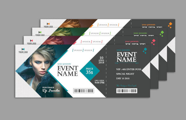 event-ticket-design-template