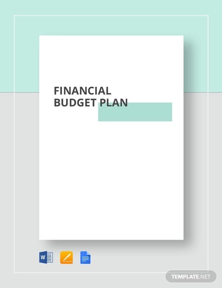 financial budget plan template