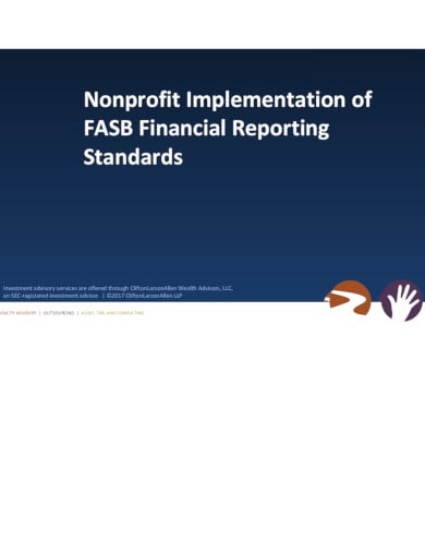 formal nonprofit presentation template