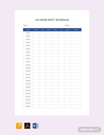 free 24 hour shift schedule template 440x570 1
