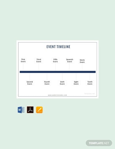 free event timeline template