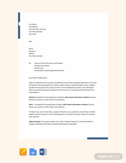free letter of intent to purchase property 440x570 1