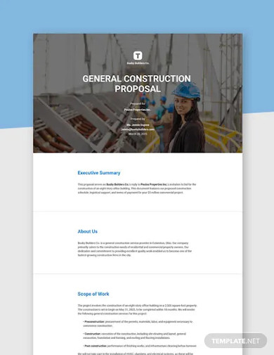 general-construction-proposal-template