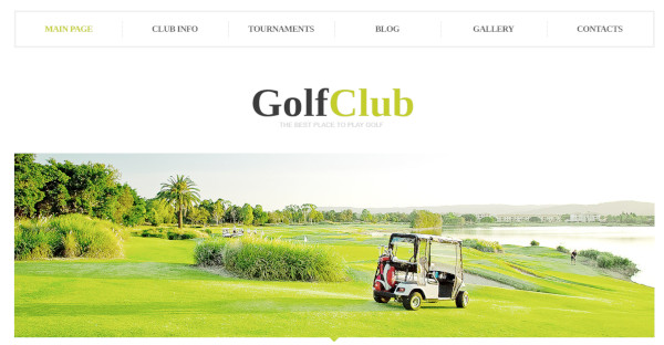golf club – seo friendly wordpress theme
