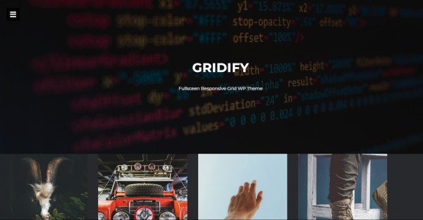 gridify – seo friendly wordpress theme