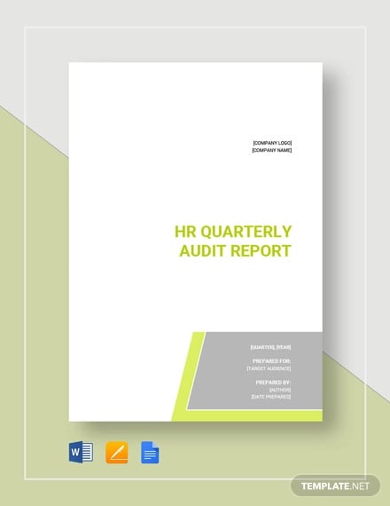 hr audit report template