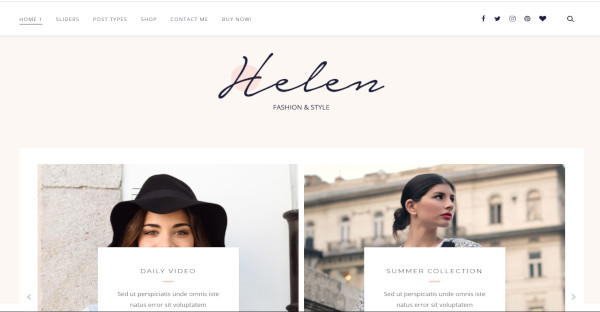 helen – responsive wordpress theme