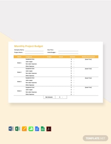 horizontal-monthly-project-budget-template