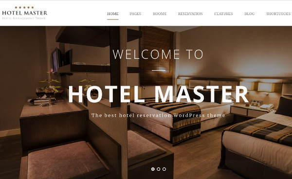 hotel master – fast loading wordpress theme