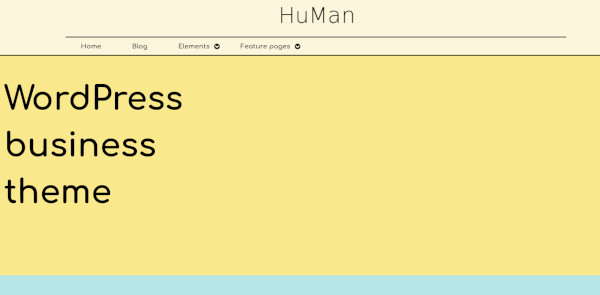 human metro – bootstrap framework wordpress theme