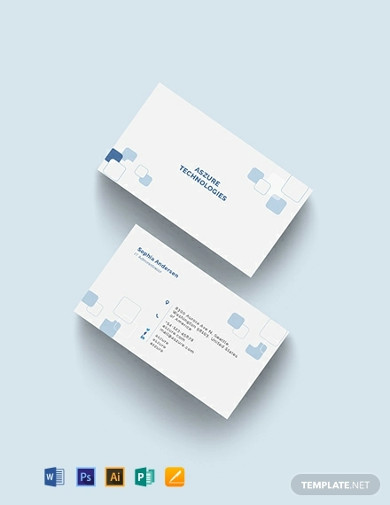 it company business card template
