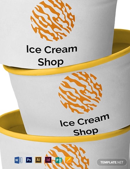 ice cream marketing logo example