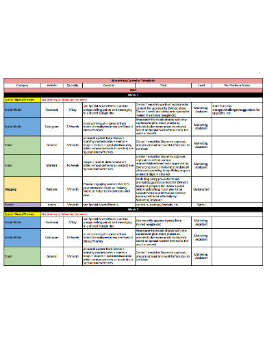 44+ Marketing Calendar Templates in Google Docs | Word | Pages | PDF