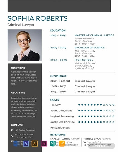 9+ Legal Resume Templates - Word, Pages, DOCX, PDF | Free & Premium ...