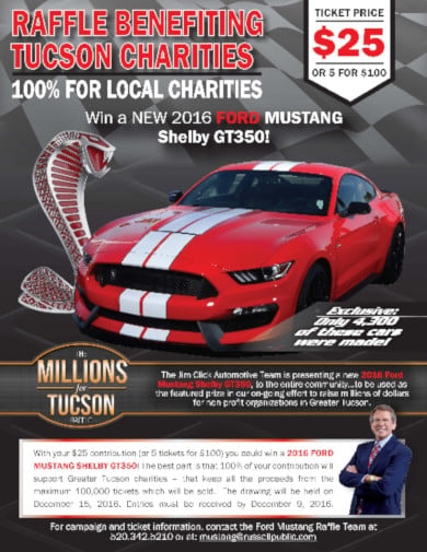 local charity fundraiser raffle flyer template