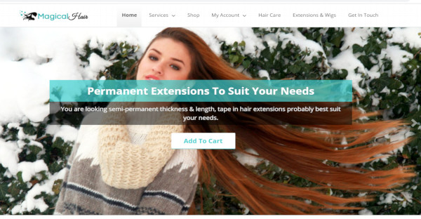 magical hair html css valided wordpress theme