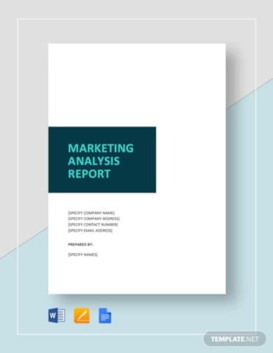 marketing-analysis-report-template