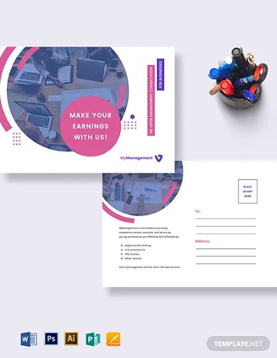 marketing-services-postcard-template