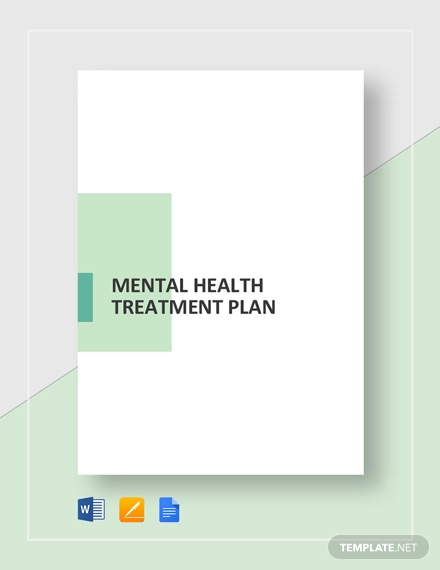 Mental Health Care Plan Template - 9+ Free Sample, Example, Format ...