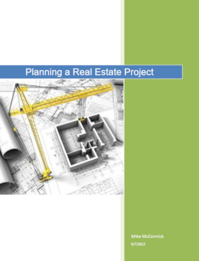 11+ FREE Real Estate Project Report Templates in PDF | Word | Google ...